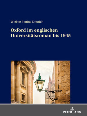 cover image of Oxford im englischen Universitaetsroman bis 1945